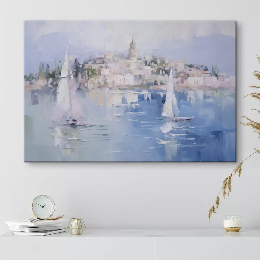 Tableau Paysage côtier en bord de mer s48594