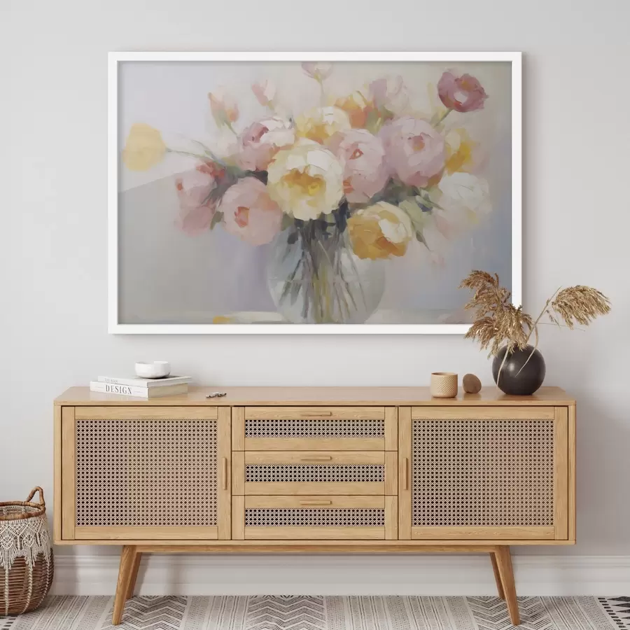 Papier peint Un bouquet dans un vase f48592