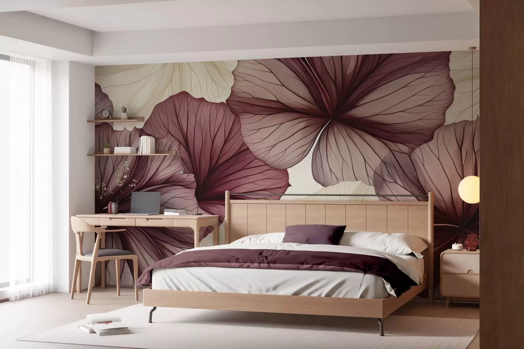 Papier peint Fleurs imposantes w05443