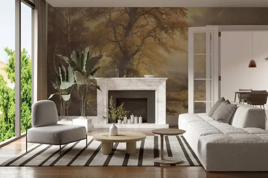 Papier peint Forêt d'antan w05447