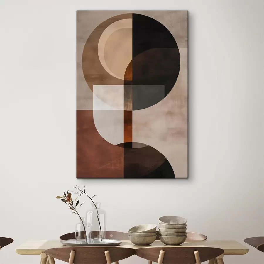 Tableau Des formes minimalistes, un style contemporain s48584