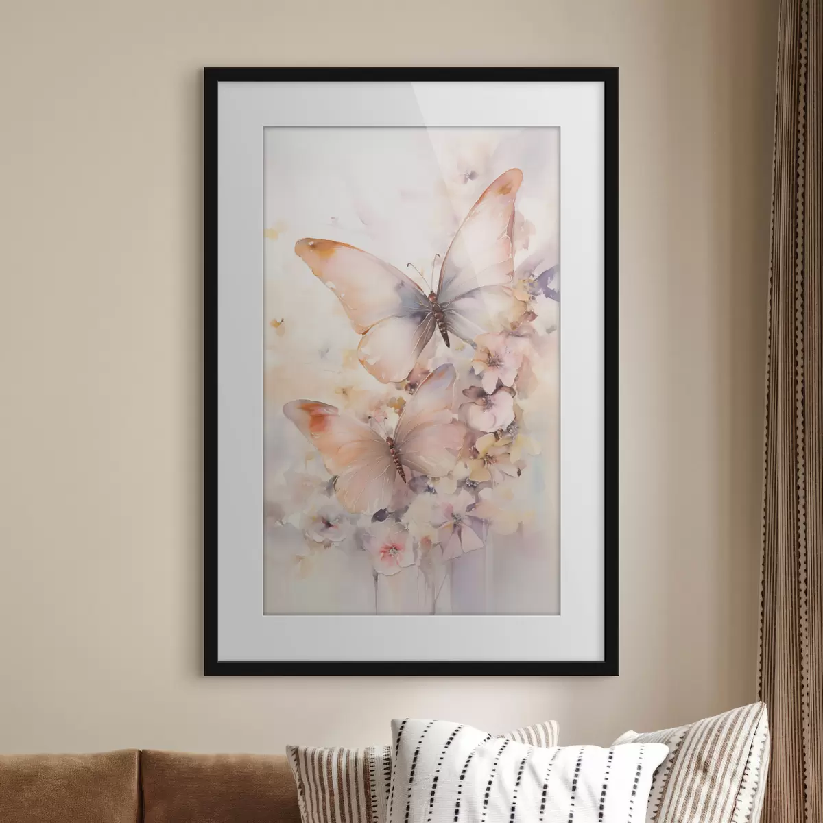 Poster Papillons et tendresse f48563
