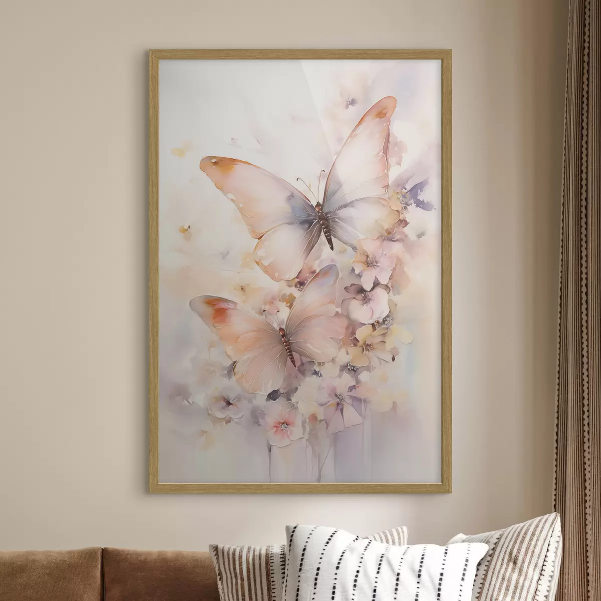 Poster Papillons et tendresse f48563