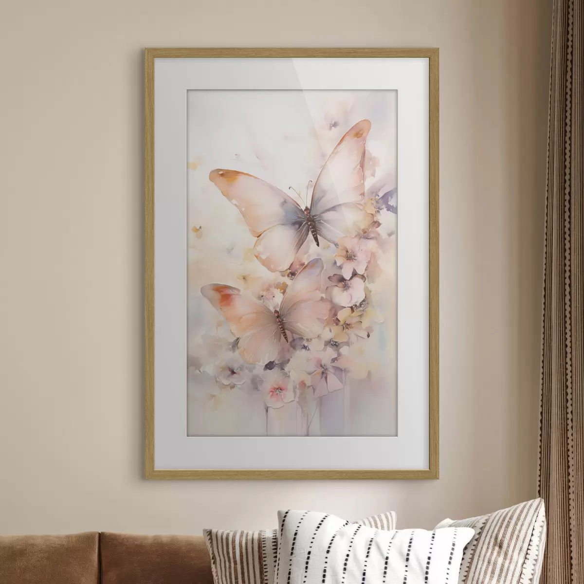 Poster Papillons et tendresse f48563