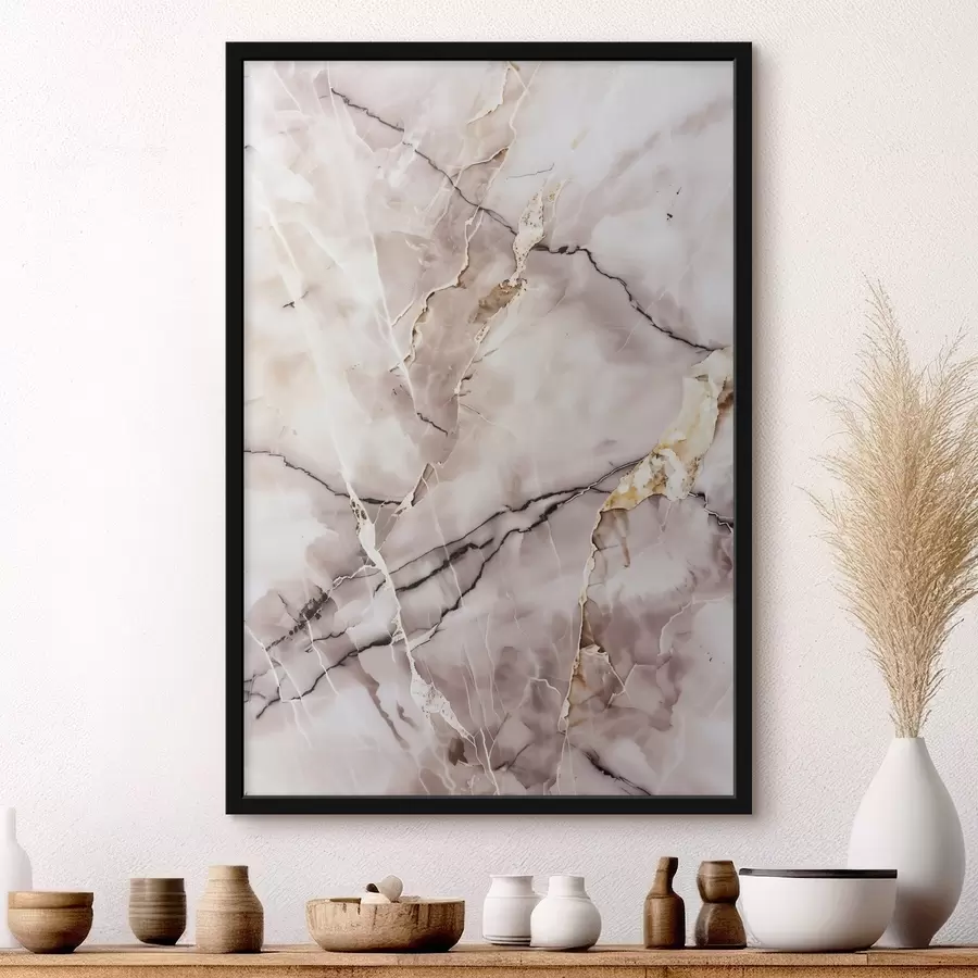 Papier peint Texture marbrée, beige f48571