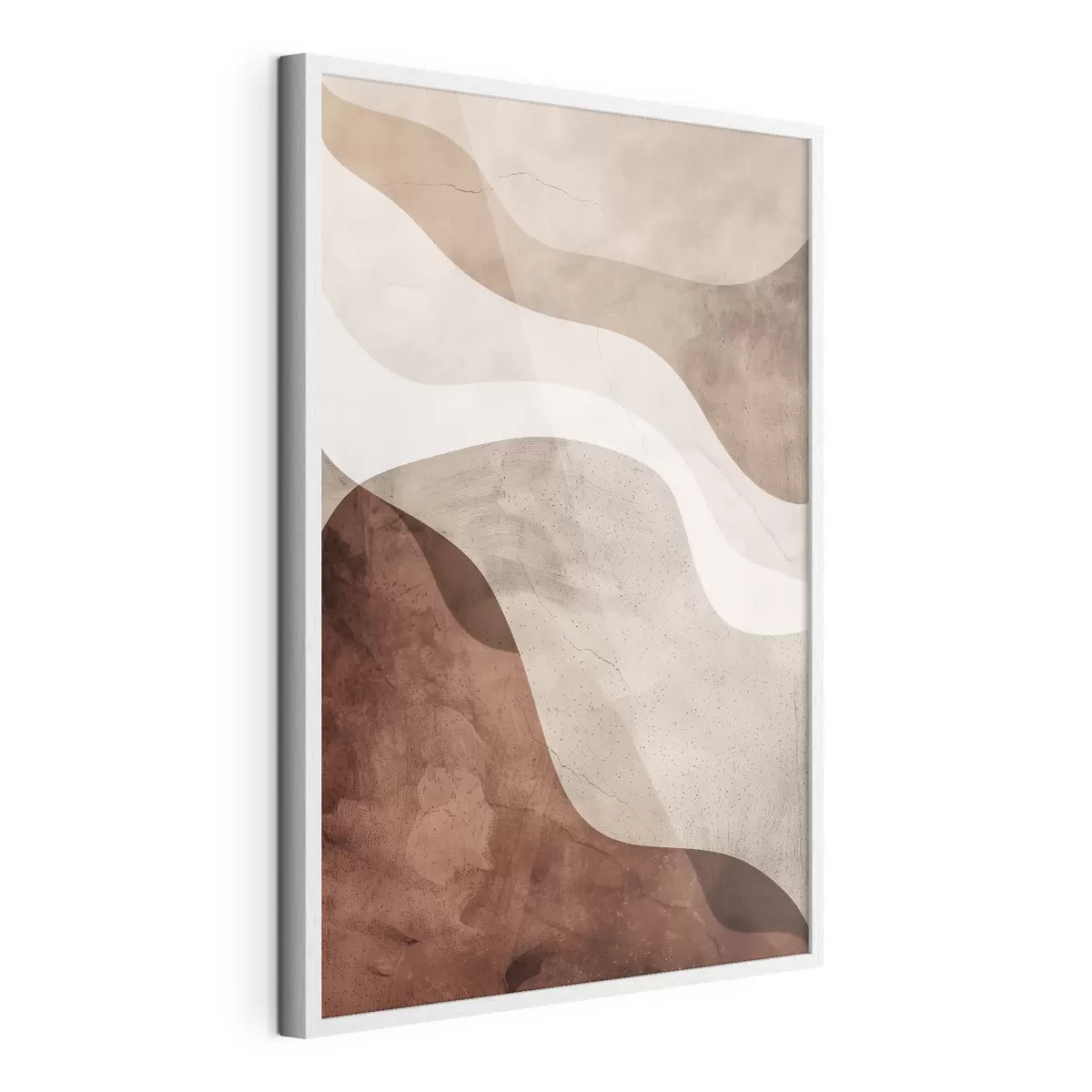 Poster Abstraction moderne, tons chauds f48580