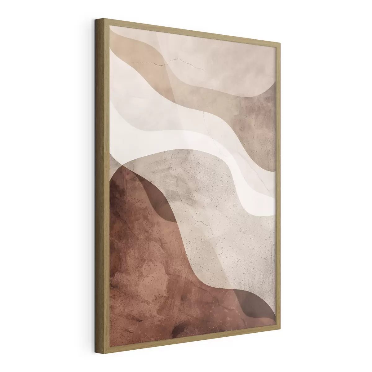 Poster Abstraction moderne, tons chauds f48580