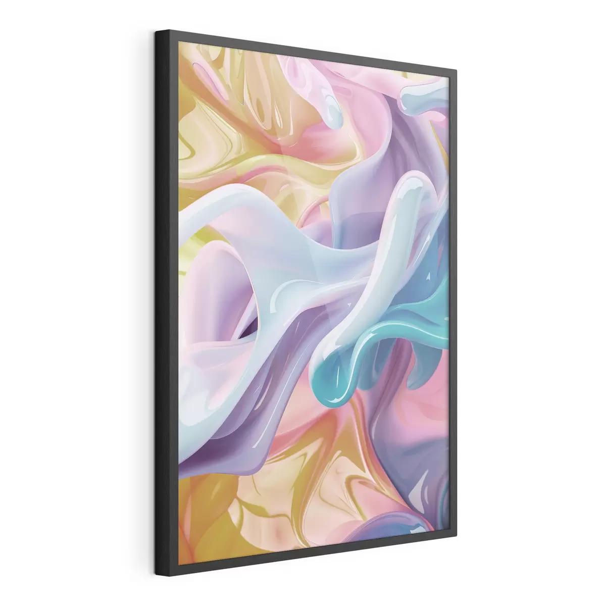 Poster Art abstrait, couleurs dynamiques f48582