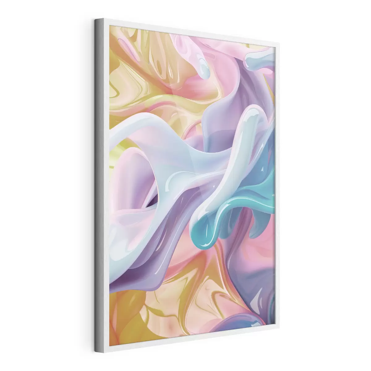 Poster Art abstrait, couleurs dynamiques f48582