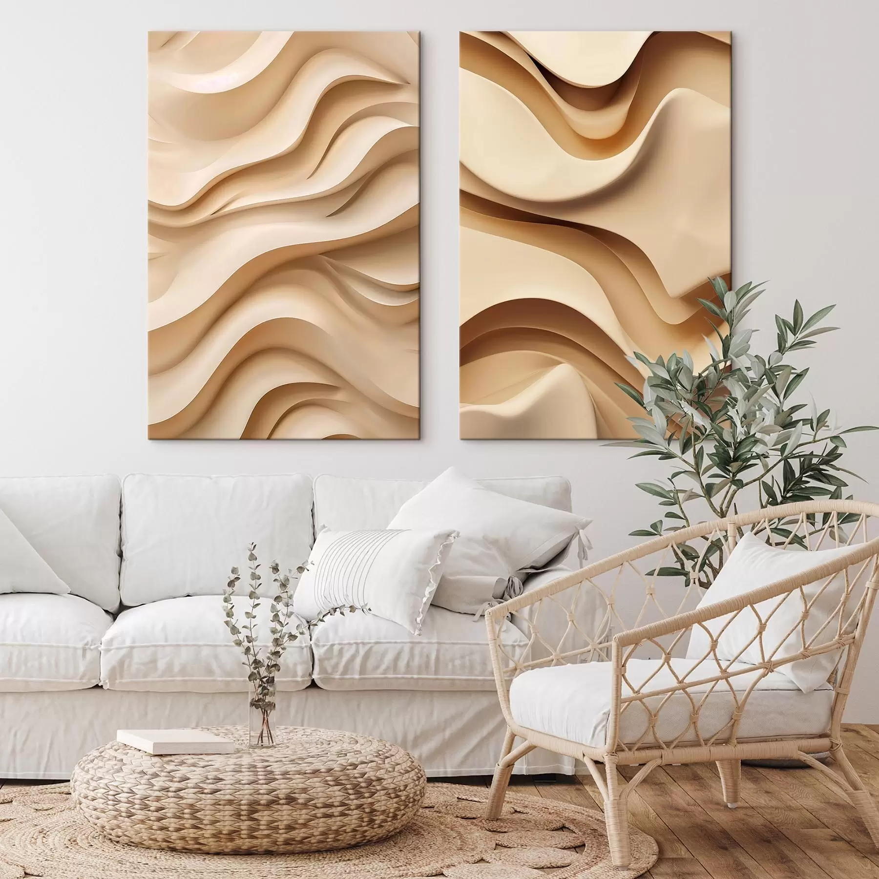 Tableau Texture sableuse m30278