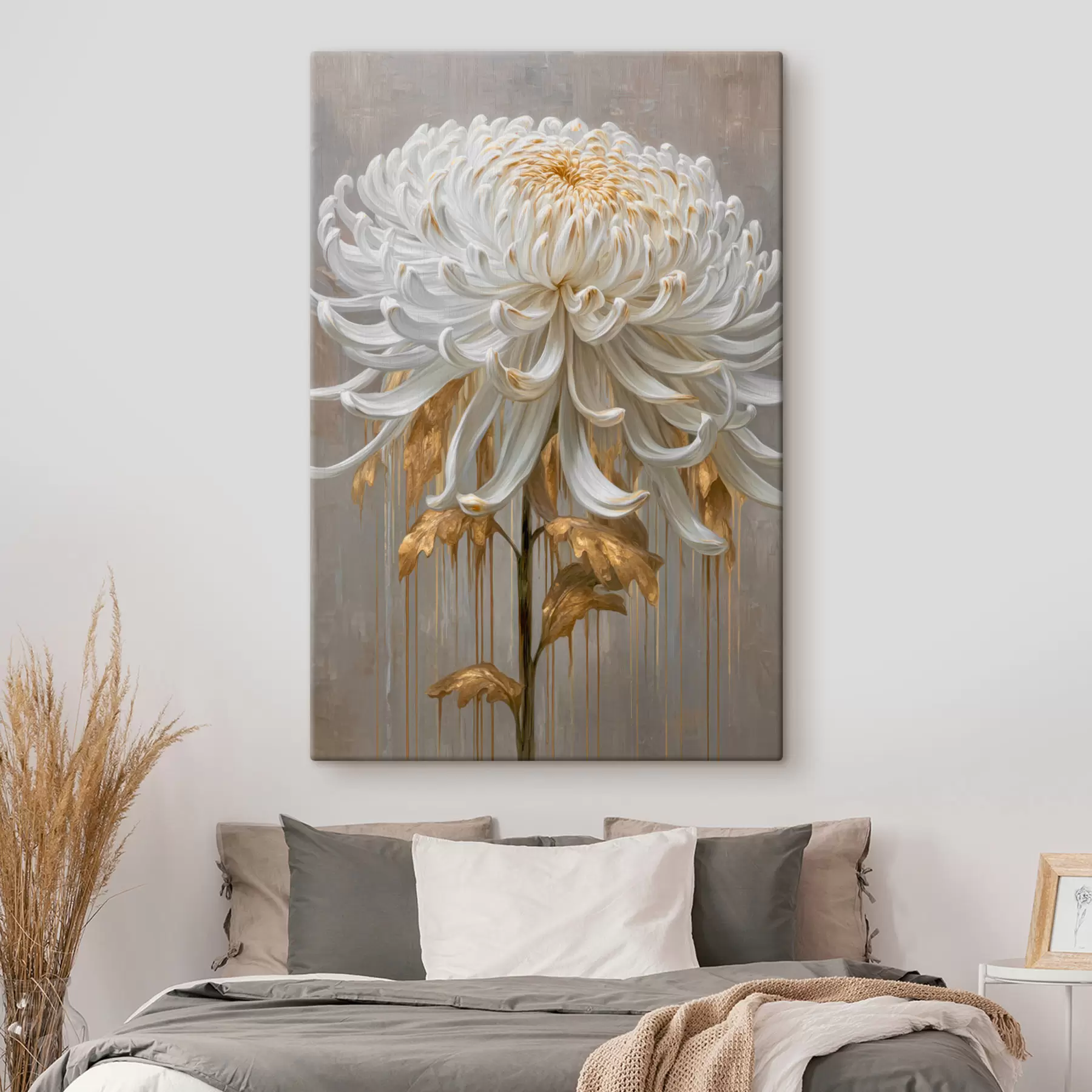 Tableau Une grande fleur abstraite s48520