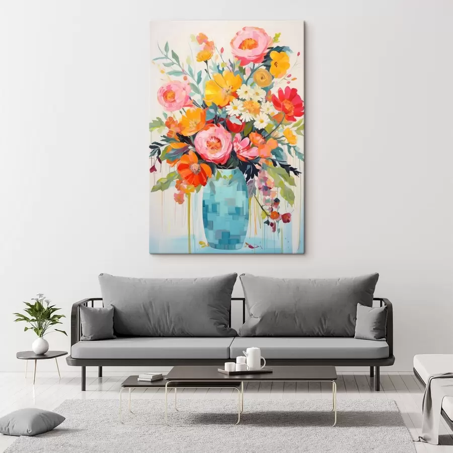 Tableau Fleurs éclatantes s48643