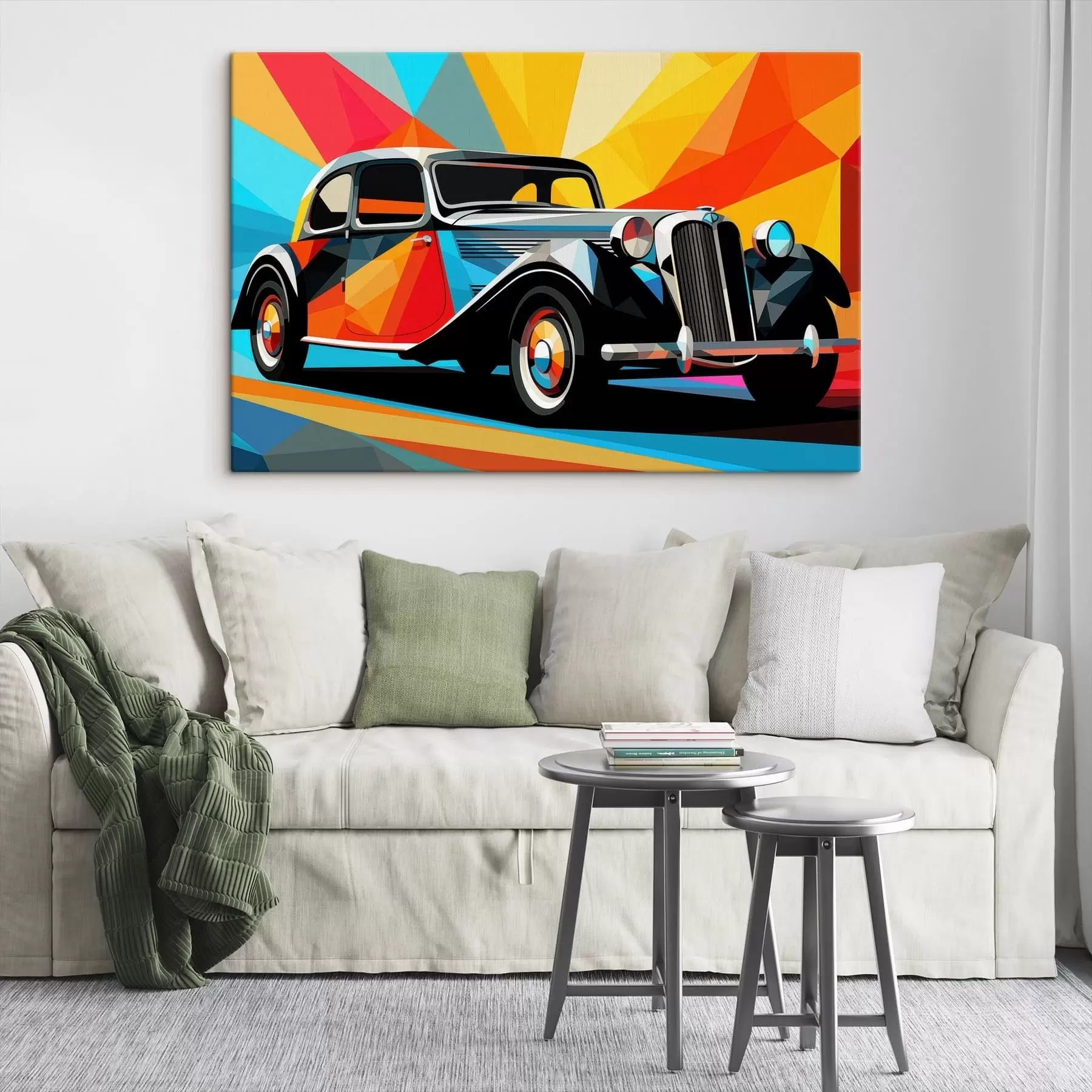 Tableau Voiture ancienne s48645
