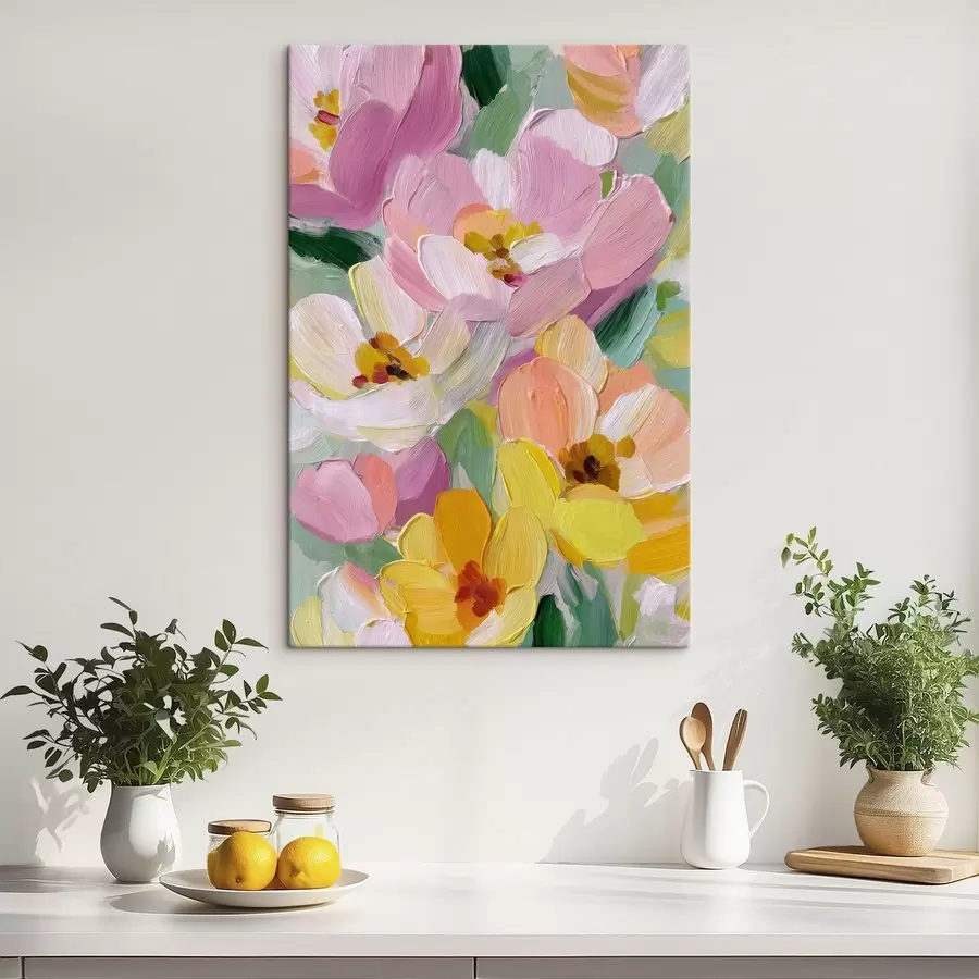 Tableau Fleurs éclatantes s48647