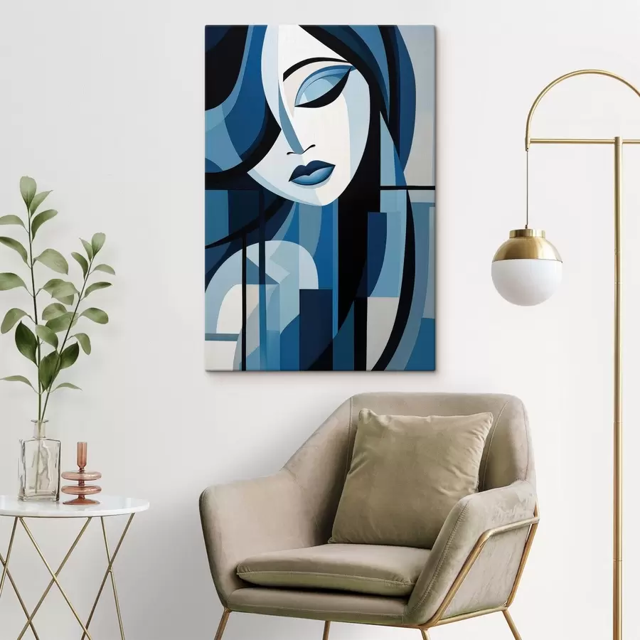 Tableau Visage abstrait s48661