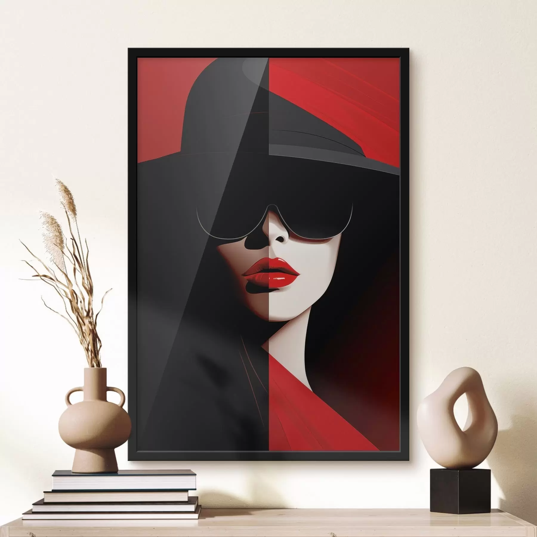 Papier peint Femme au chapeau f48649