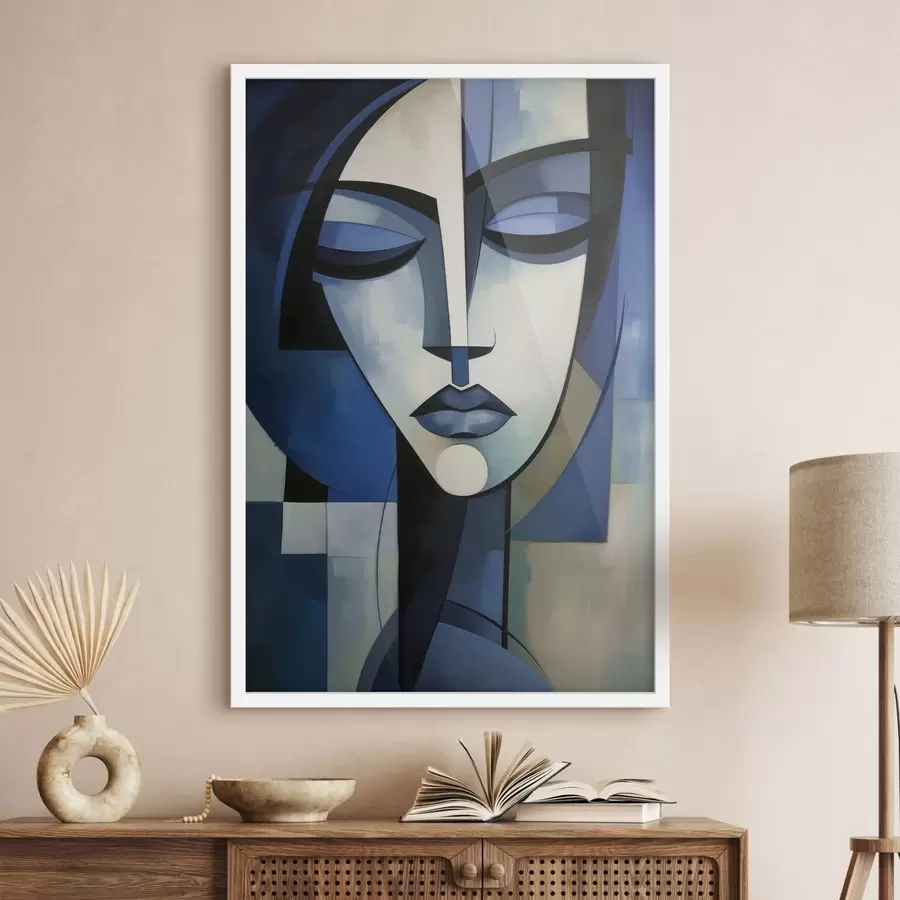 Papier peint Visage abstrait f48660