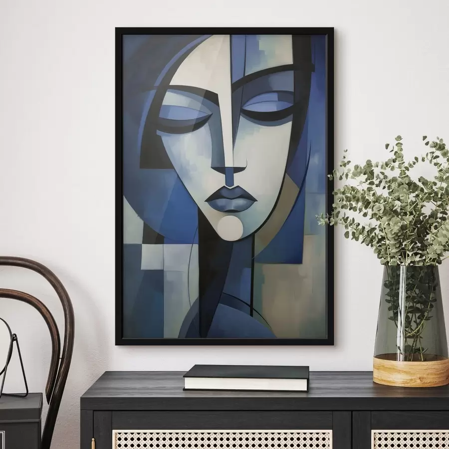 Papier peint Visage abstrait f48660