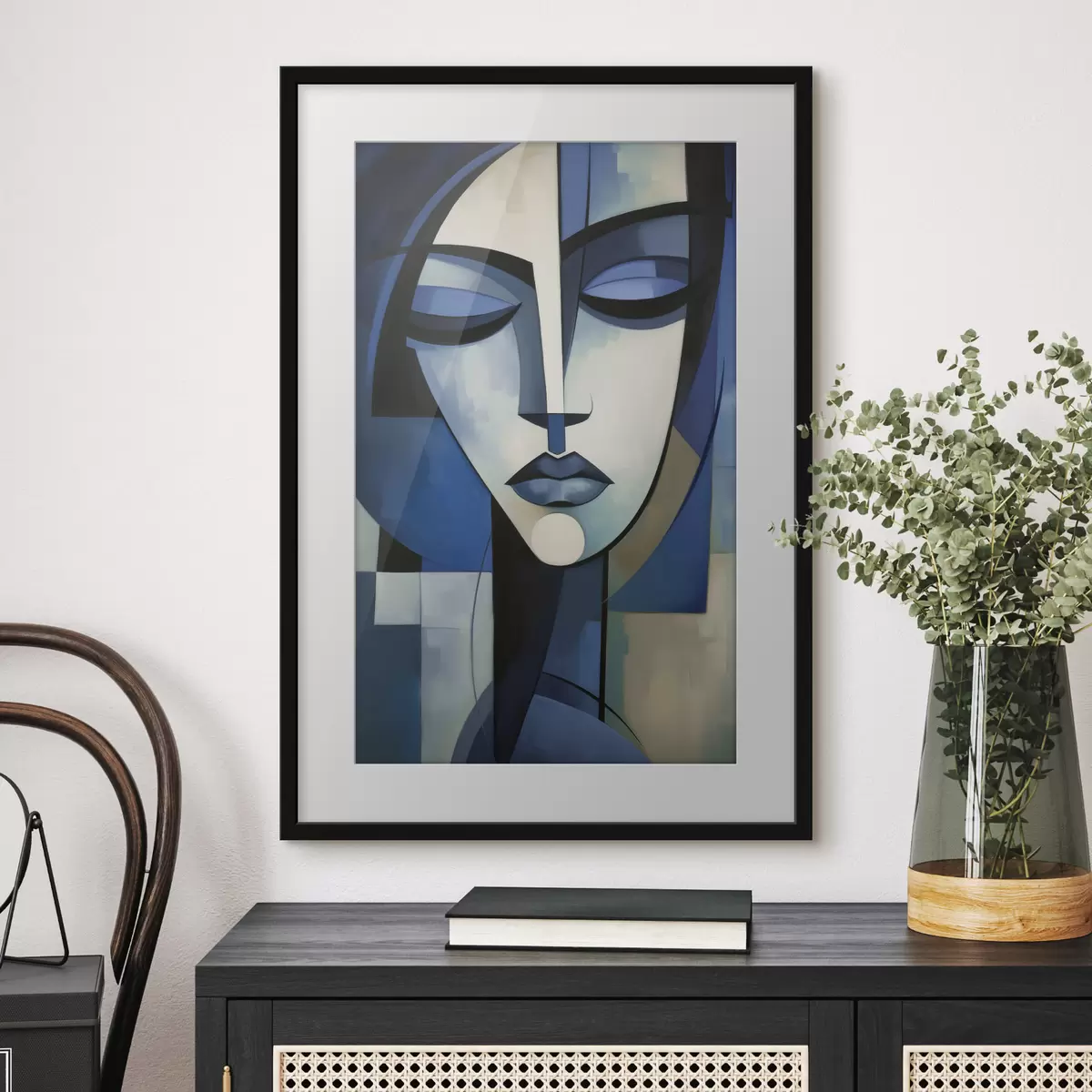 Poster Songe en bleu profond f48660