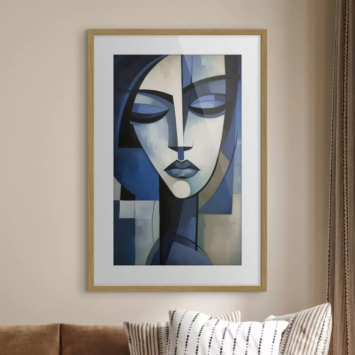 Poster Songe en bleu profond f48660