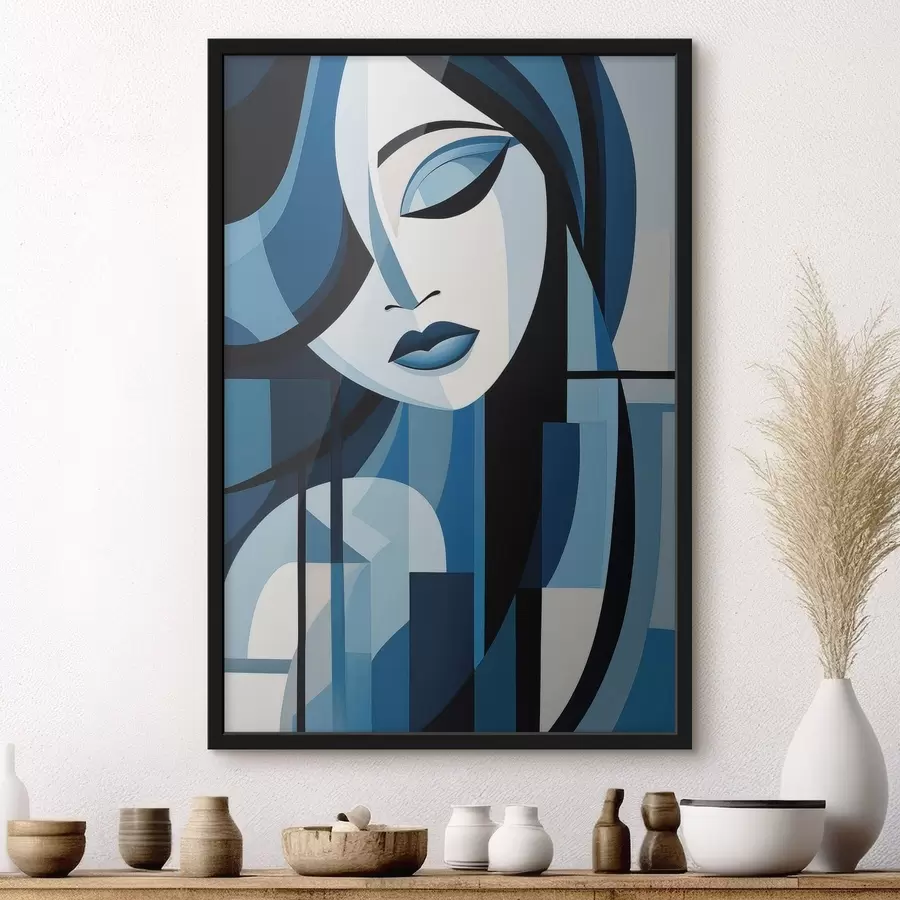 Papier peint Visage abstrait f48661