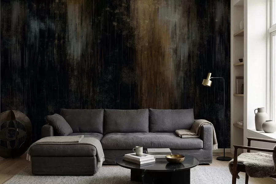 Papier peint Fond abstrait sombre avec des stries verticales w05121v5