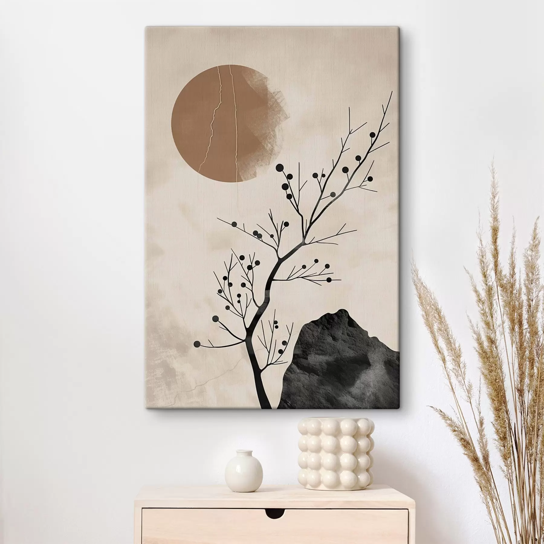 Tableau À la japonaise, calme et équilibre s48631