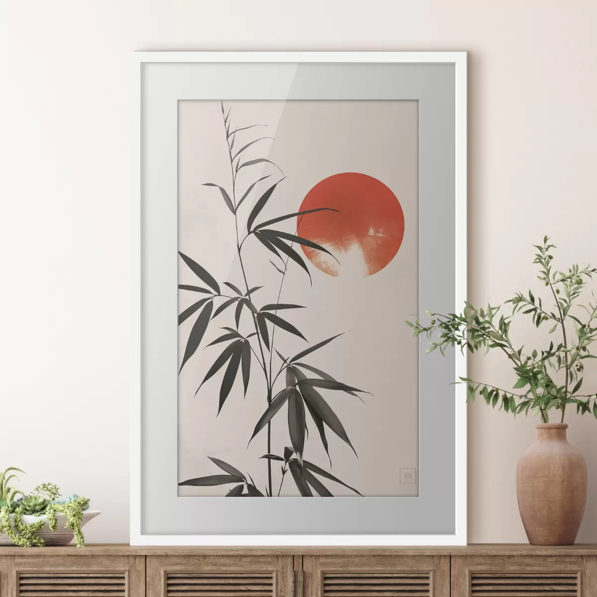 Poster Paysage japonais ensoleillé f48630