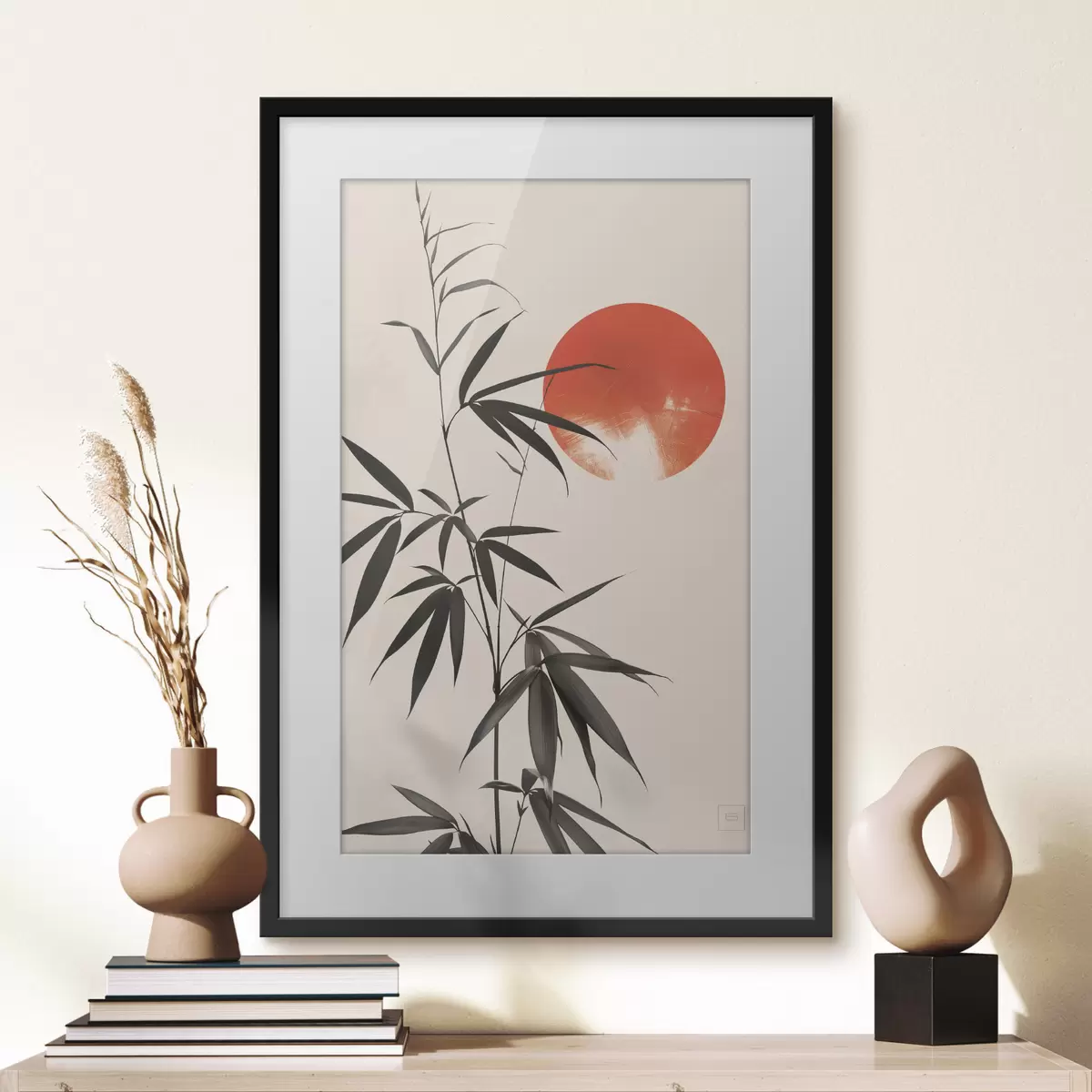 Poster Paysage japonais ensoleillé f48630
