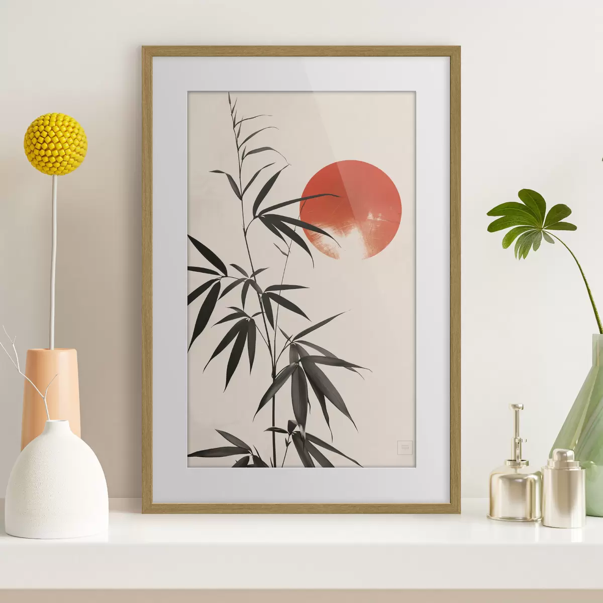Poster Paysage japonais ensoleillé f48630