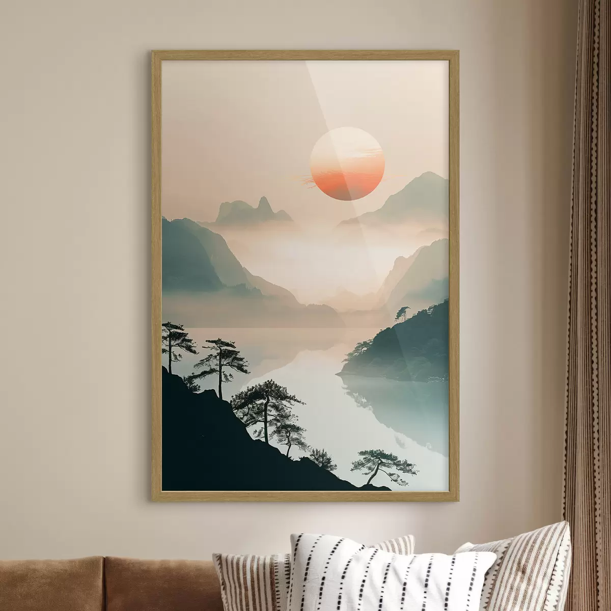 Poster Branches de bambou, style oriental f48632
