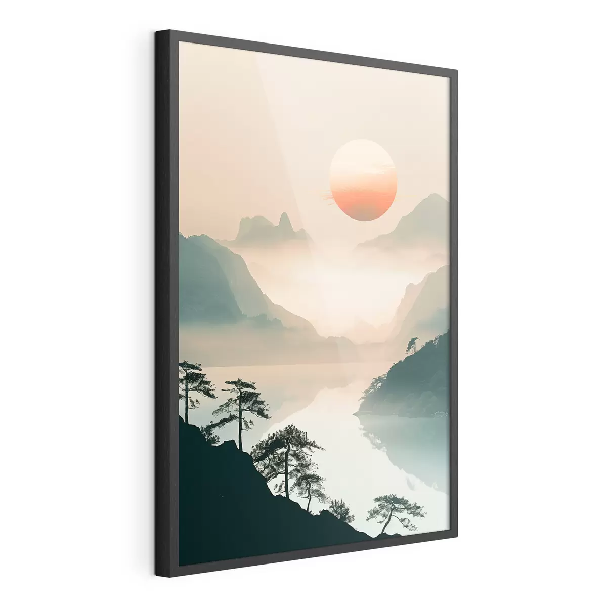 Poster Branches de bambou, style oriental f48632