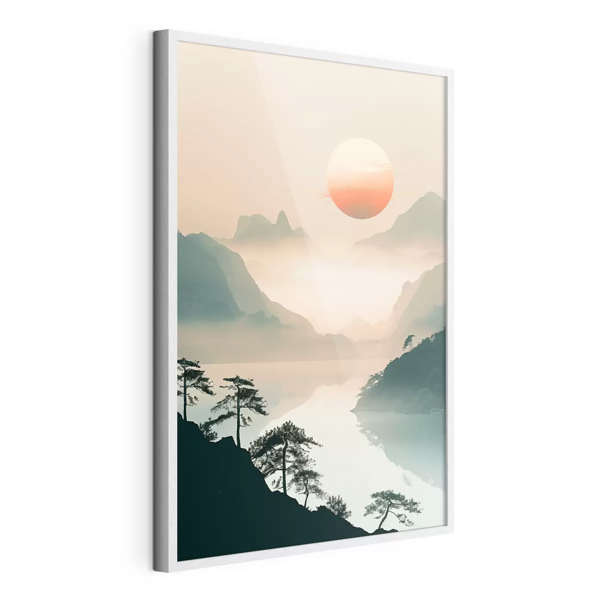 Poster Branches de bambou, style oriental f48632