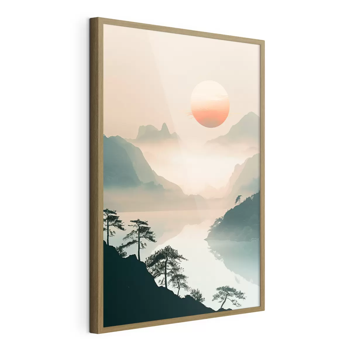 Poster Branches de bambou, style oriental f48632