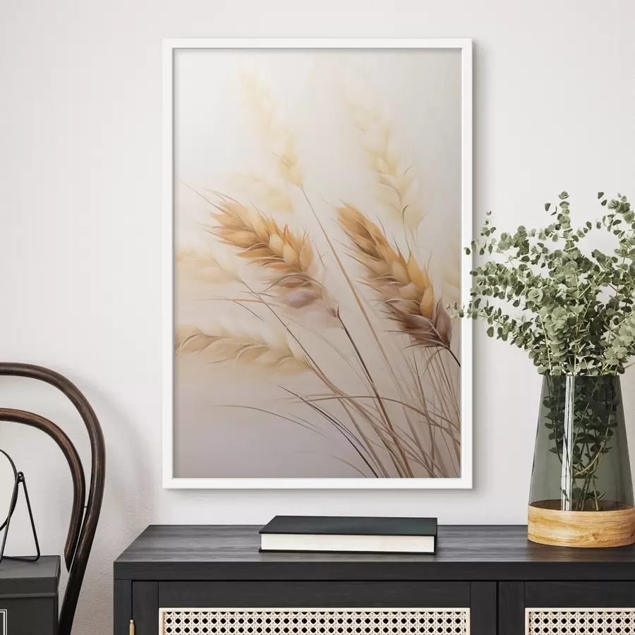 Papier peint Herbes séchées, à la scandinave f48640