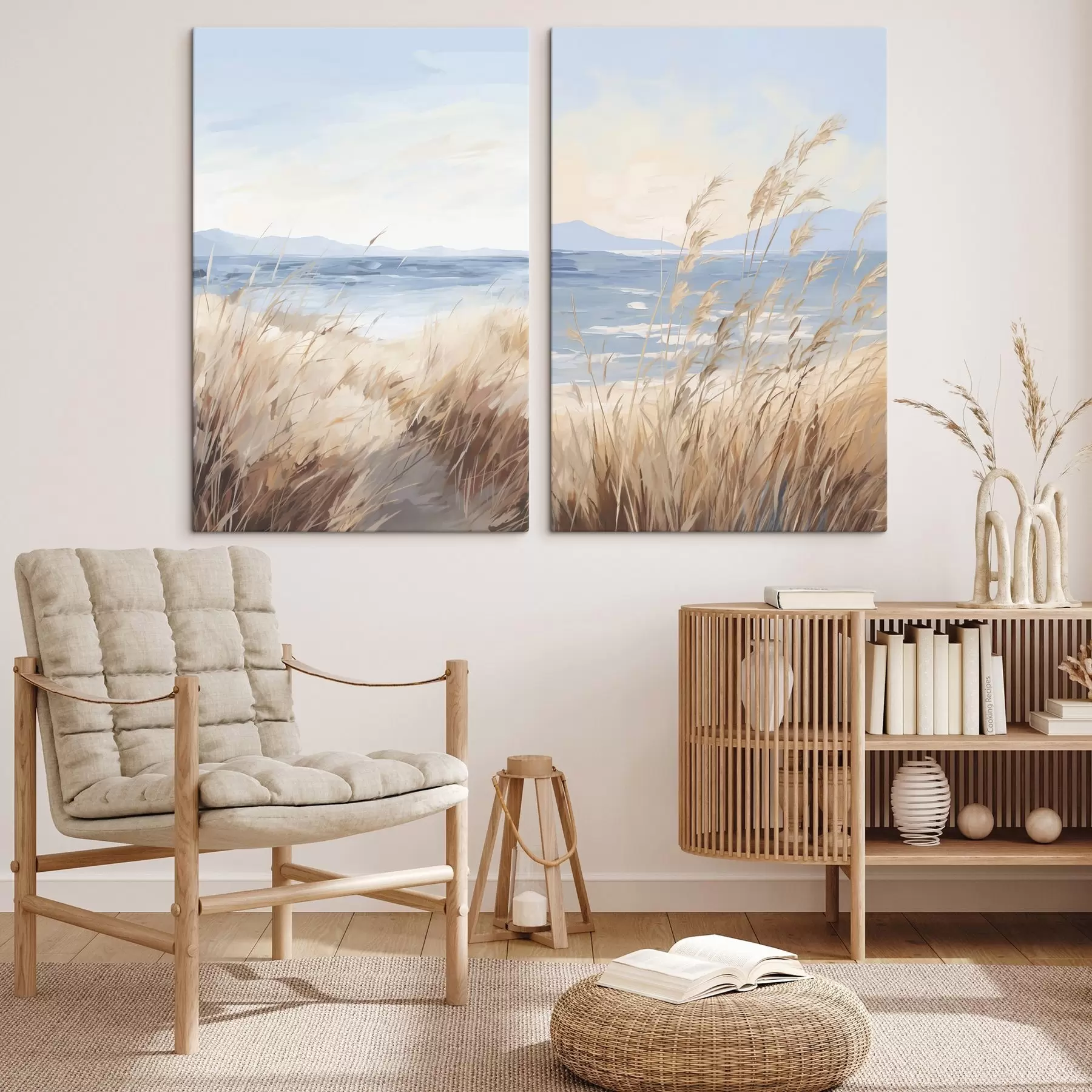 Tableau Peinture représentant un paysage côtier m30297