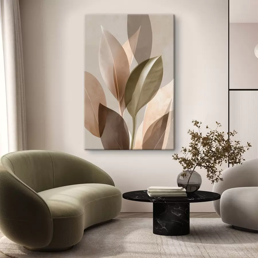 Tableau Feuilles abstraites s48610