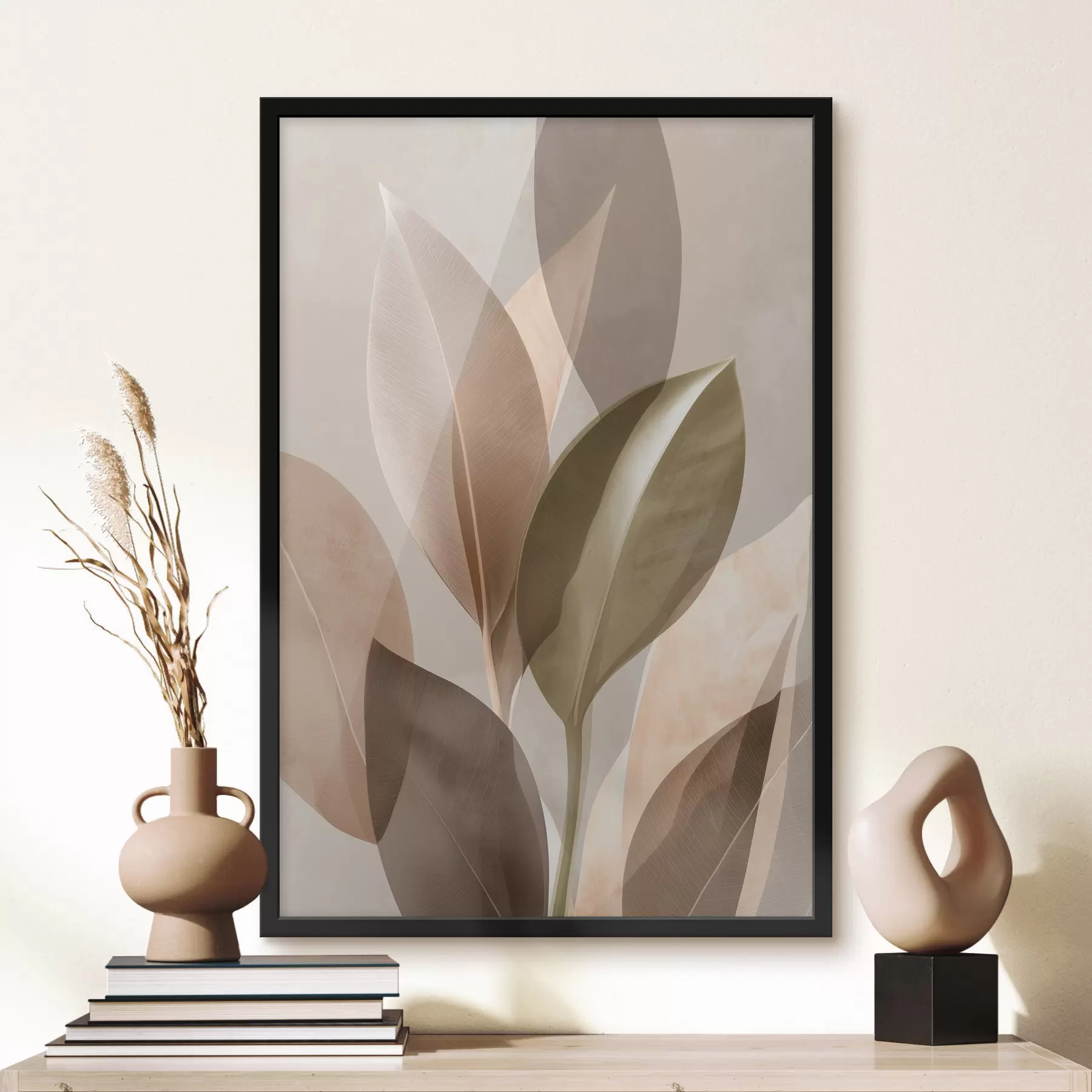 Papier peint Feuilles abstraites f48610