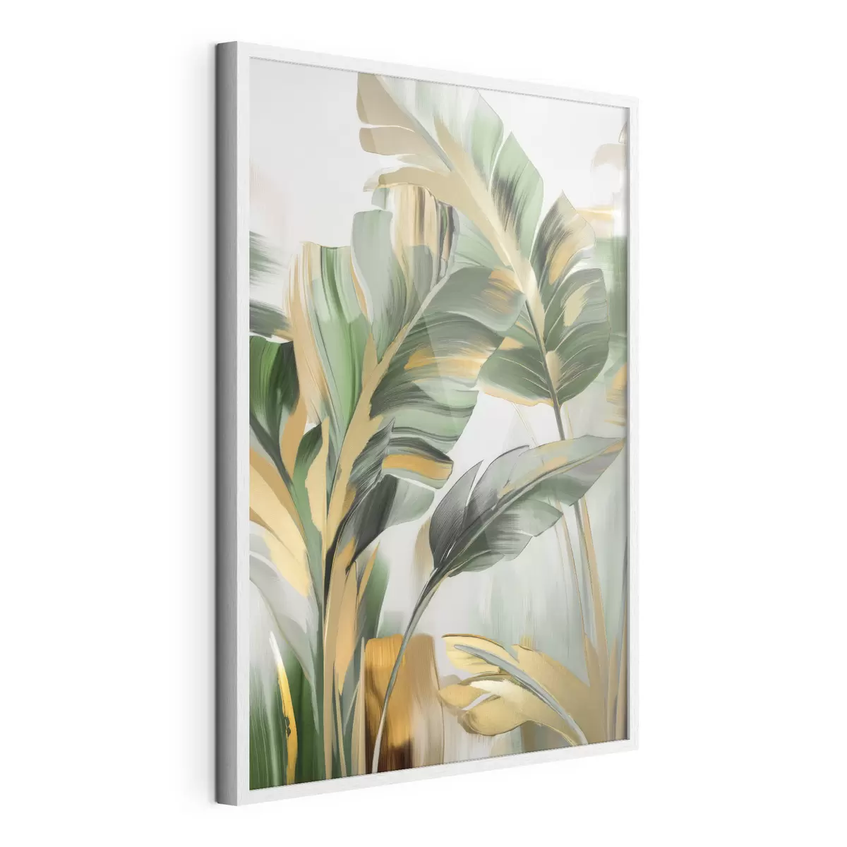 Poster Feuilles tropicales abstraites f48664