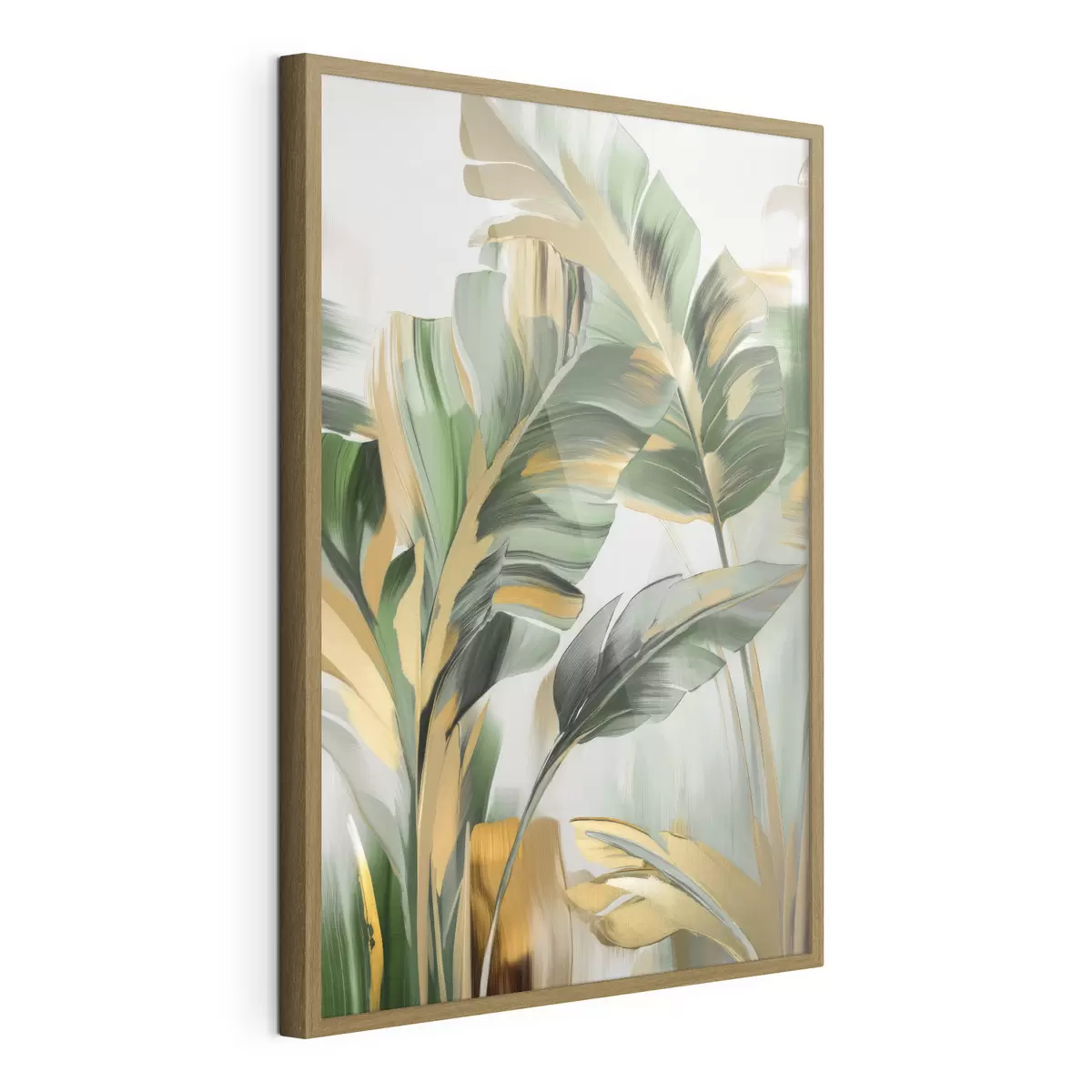 Poster Feuilles tropicales abstraites f48664