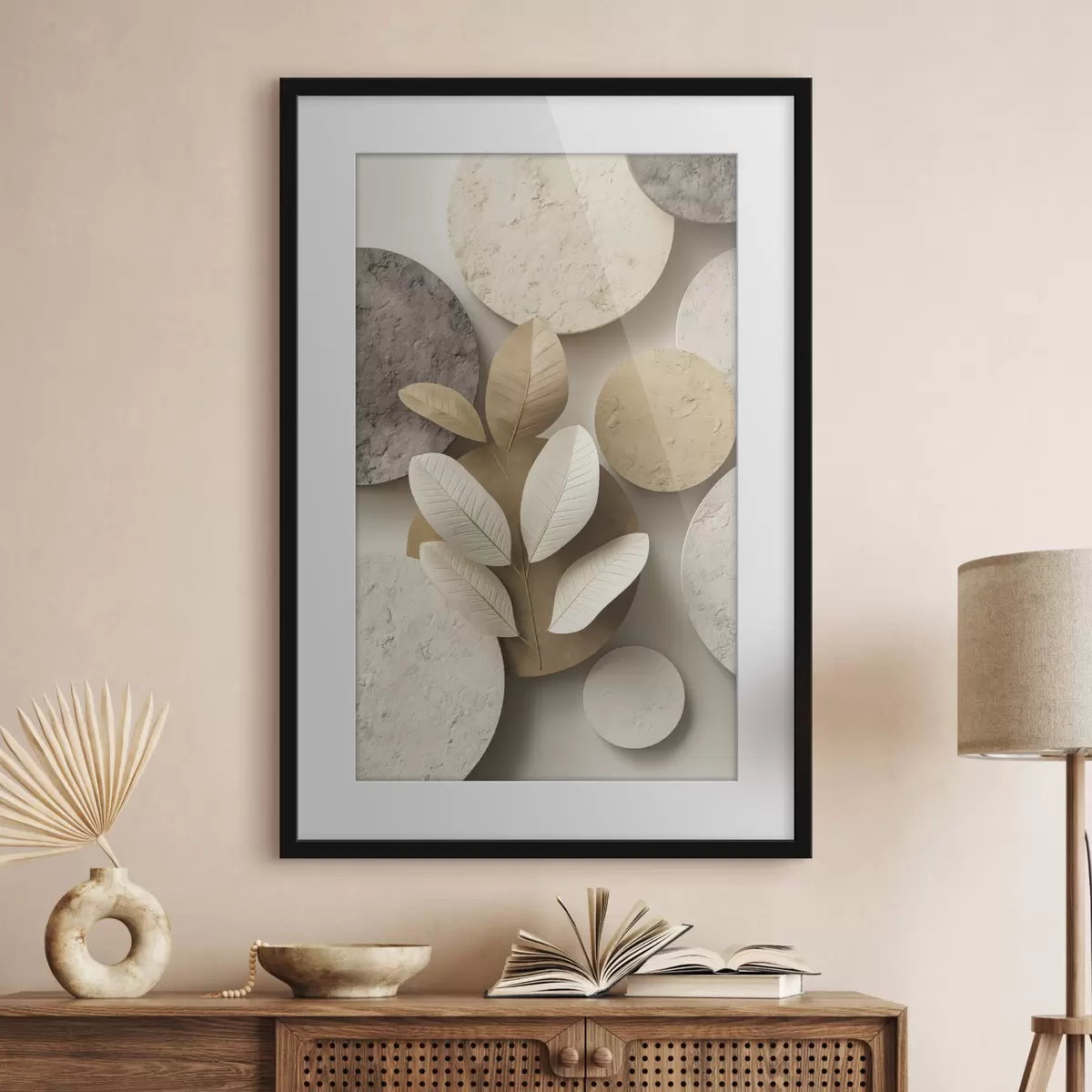 Poster Ronde de feuilles f48691