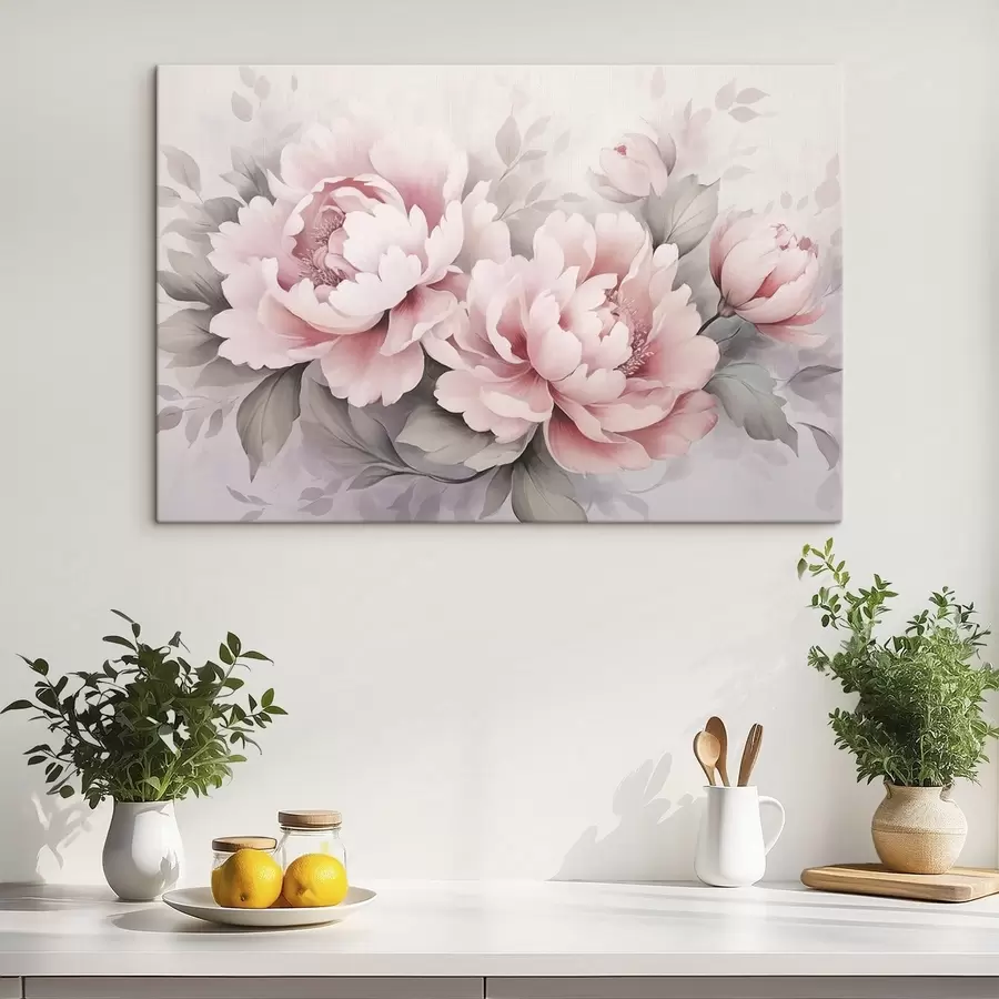Tableau Pivoines s48702