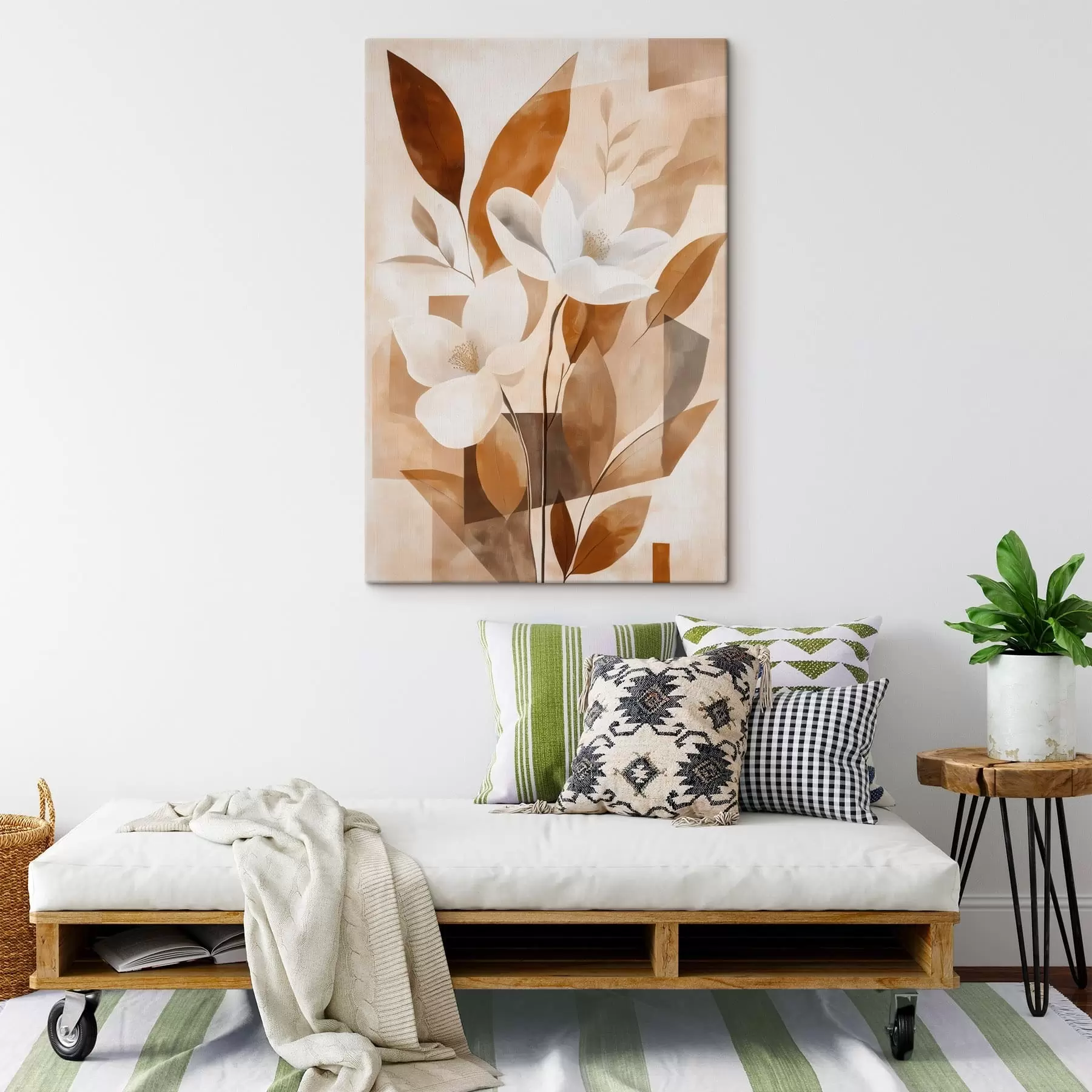 Tableau Fleurs Boho s48711