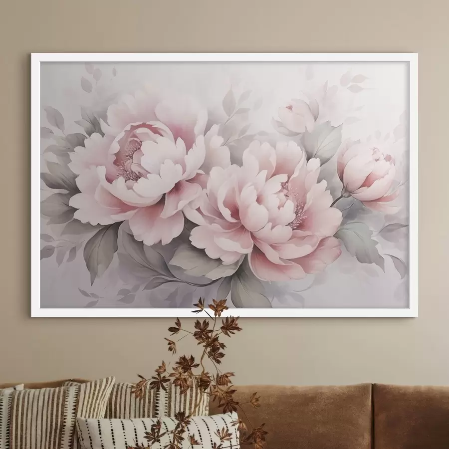 Papier peint Pivoines f48702