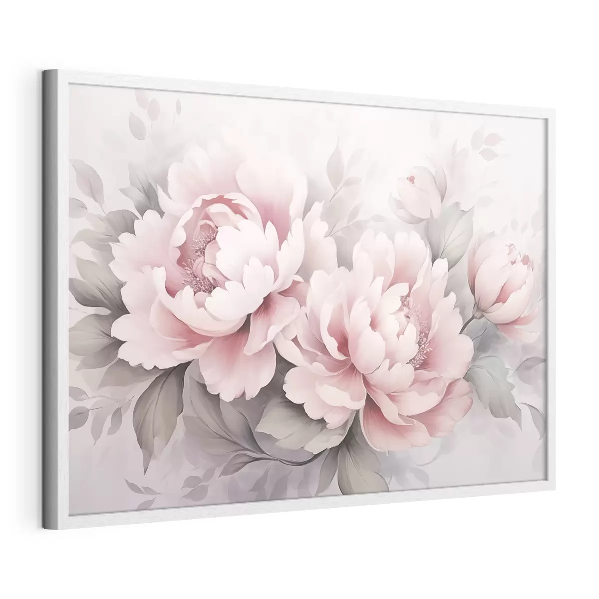 Poster Pivoines et contraste f48702