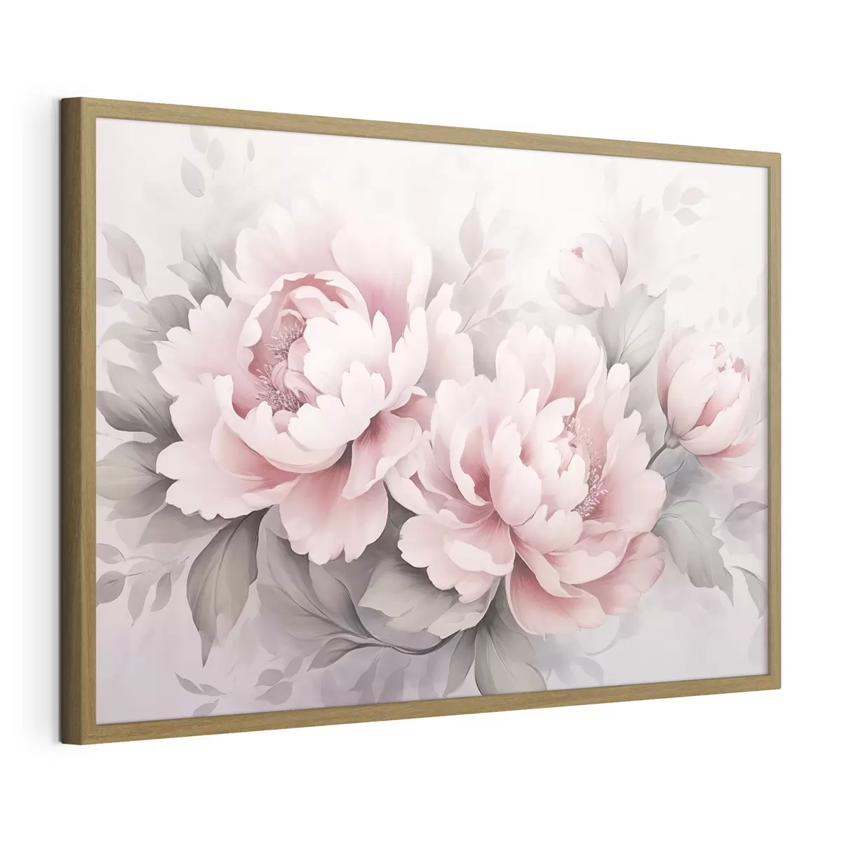 Poster Pivoines et contraste f48702