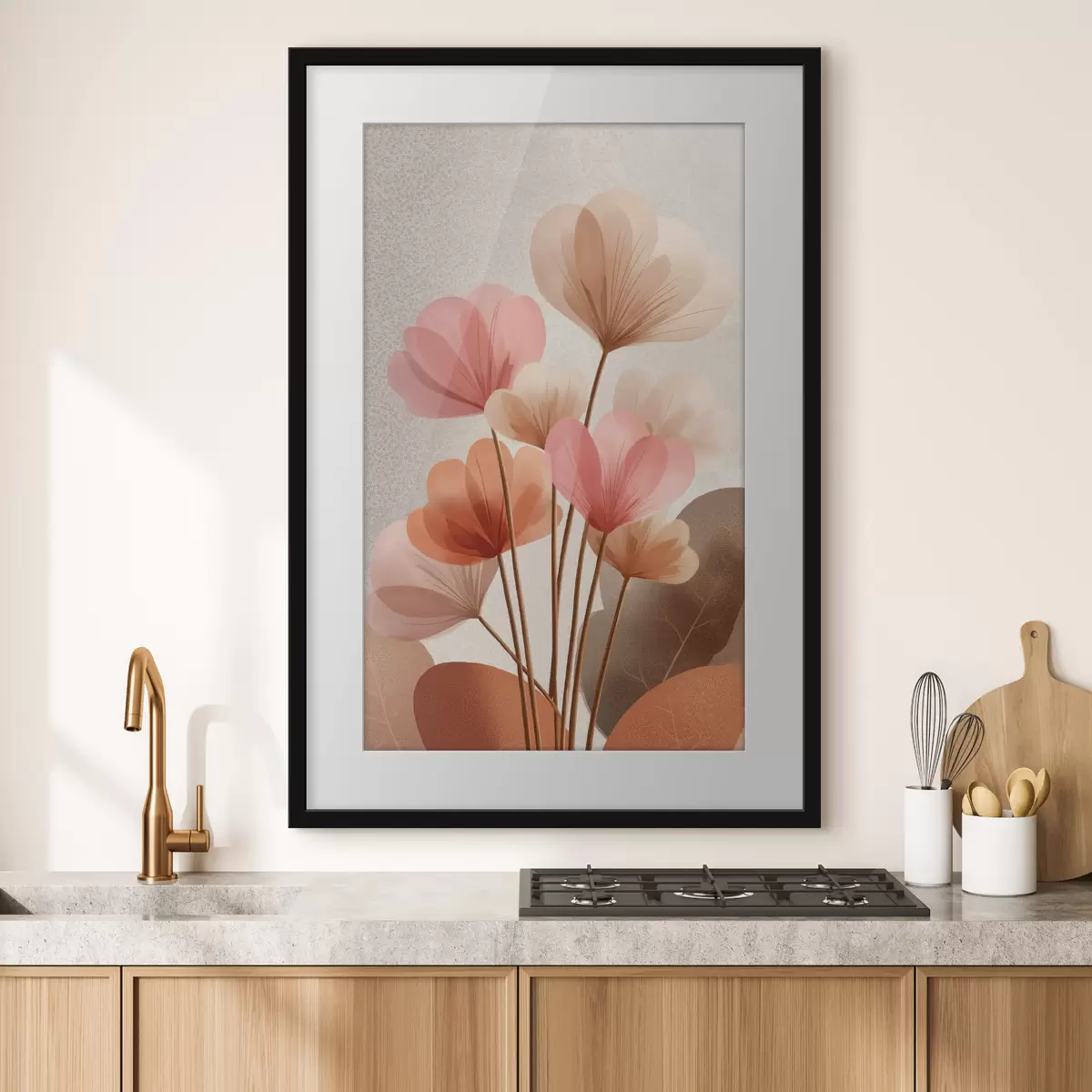 Poster Fleurs Boho f48707
