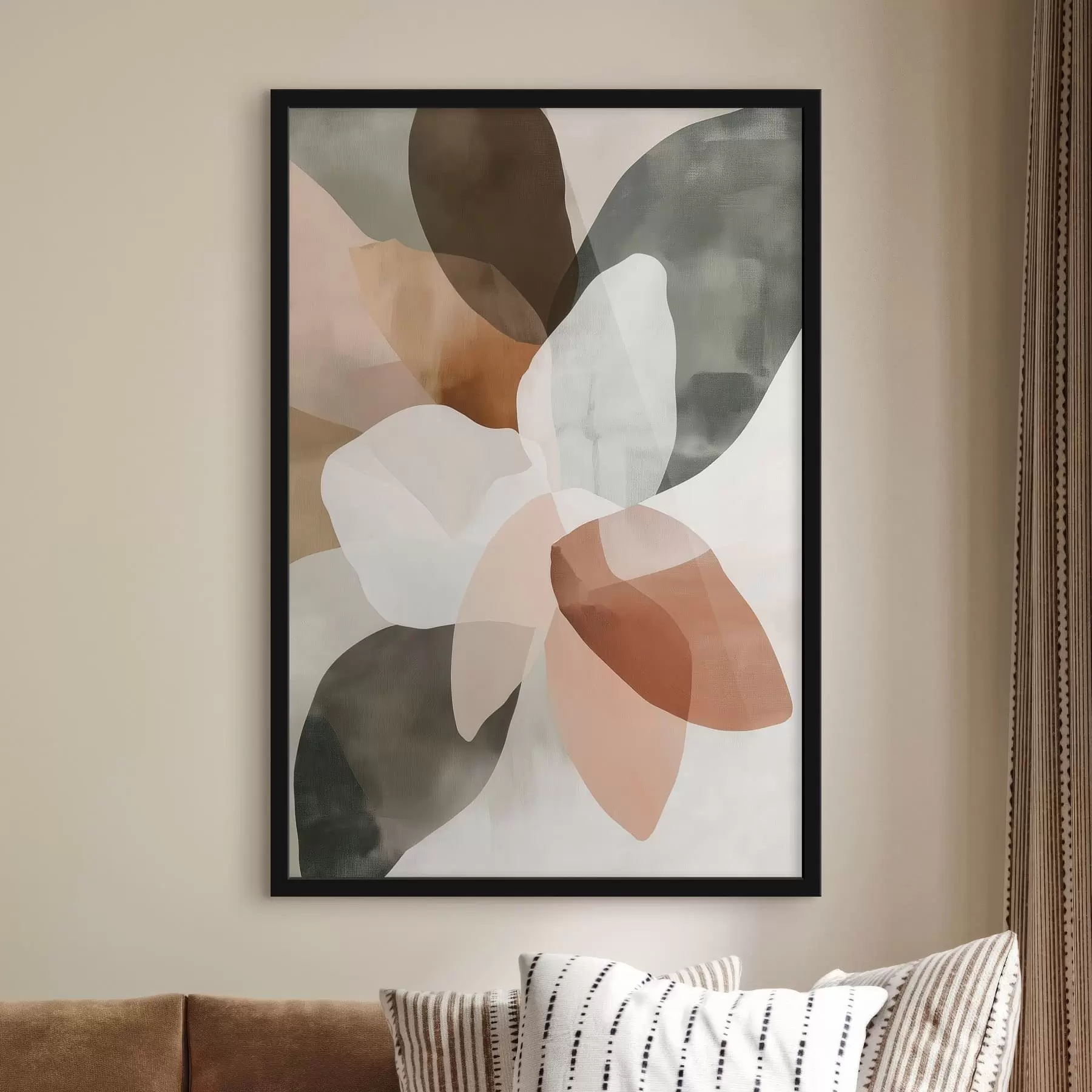 Papier peint Fleurs abstraites f48714