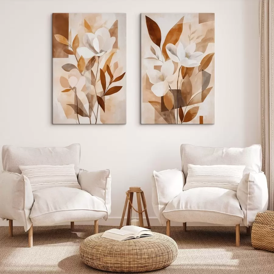 Tableau Fleurs Boho m30307