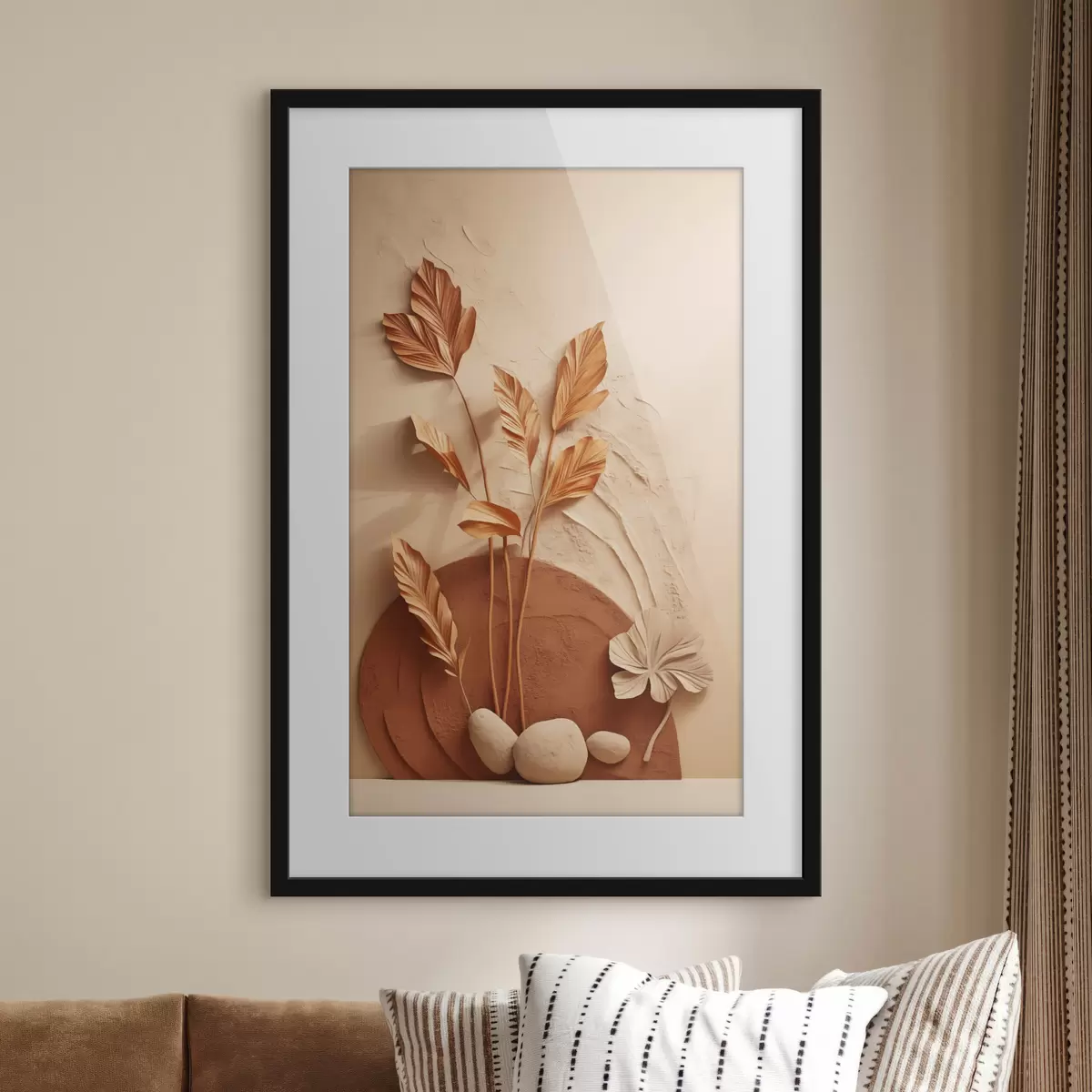 Poster Feuilles et éternité f48740